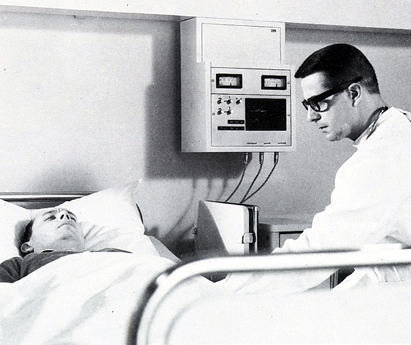 Elektronische Patientenüberwachung für Brown, Boveri & Cie AG, Mannheim, 1968